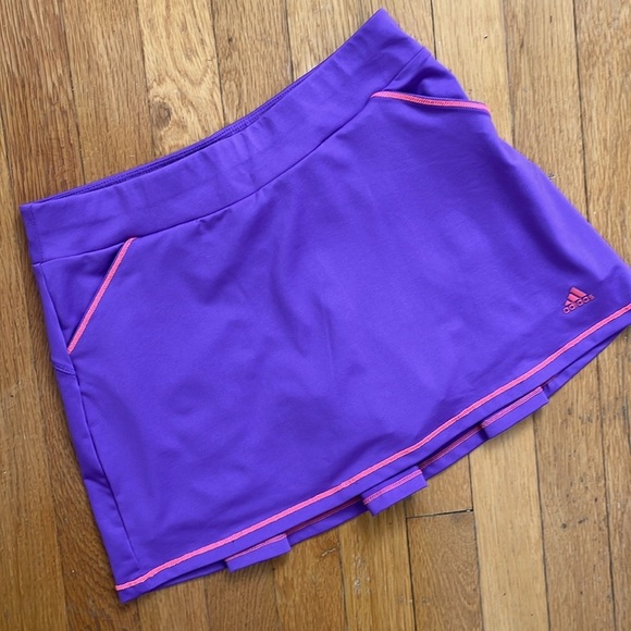 Adidas Girls Ultimate Skort Kids Size 11 - 12 Golf Tennis Cheer 11Y 12Y - Picture 4 of 10